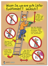 Poster: „Wissen Sie, wie eine gute Leiter funktioniert?“