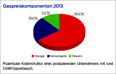 Gaspreiskomponenten 2013