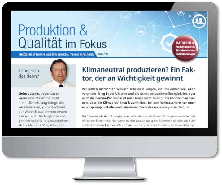 Produktion & Qualität im Fokus online