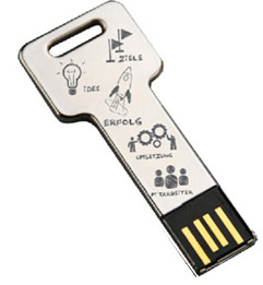 USB-Stick „Ihr Schlüssel zum Erfolg“